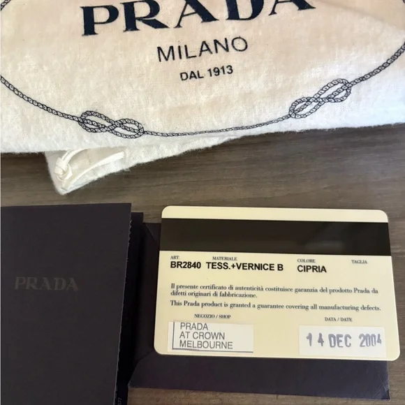 Prada nylon shoulder bag